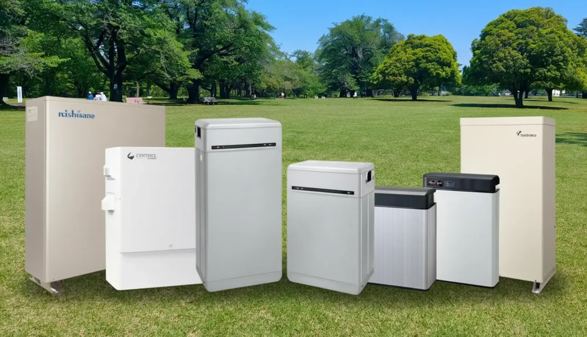 蓄電池容量と方式（全負荷/特定負荷・AC/ハイブリッド）の選び方を示す図